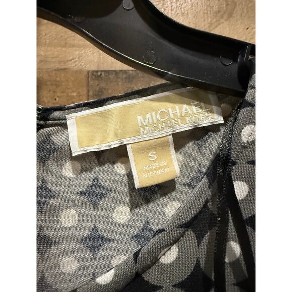 Michael Kors Women’s Twist Hardware Cut-Out Dress-Polka Dot - Small - Picture 4 of 9